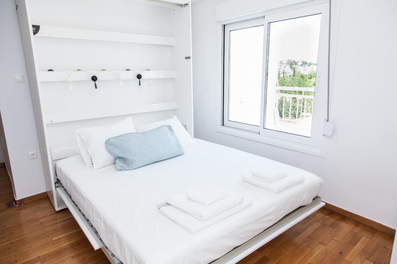 Ferienwohnung Gorgeous Penthouse With Private Jacuzzi And Amazing View! Athen Exterior foto