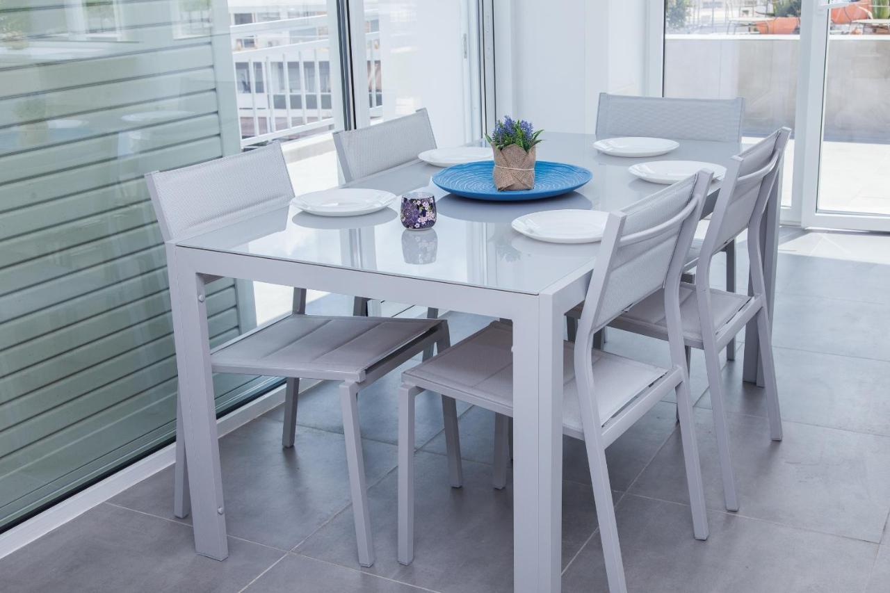 Ferienwohnung Gorgeous Penthouse With Private Jacuzzi And Amazing View! Athen Exterior foto
